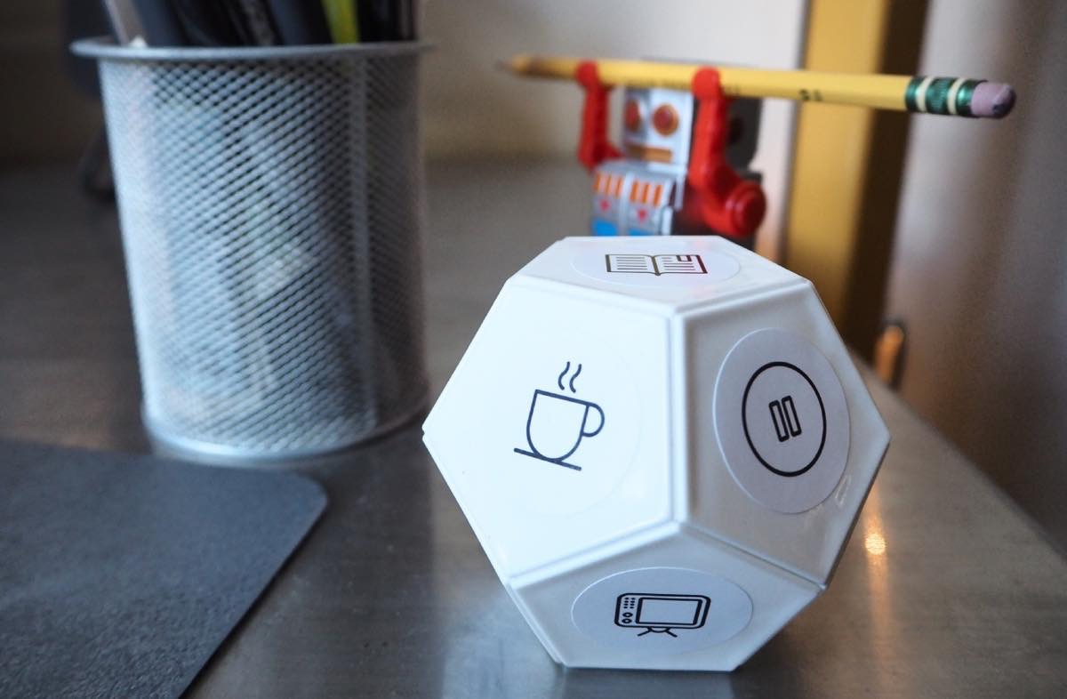 クルっとひっくり返すだけのToDoタイマー【TimeFlip】