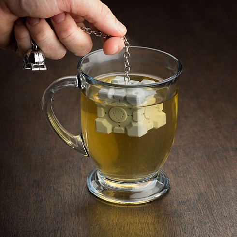 コンパニオンキューブの茶こし【Portal 2 Companion Cube Tea Infuser】