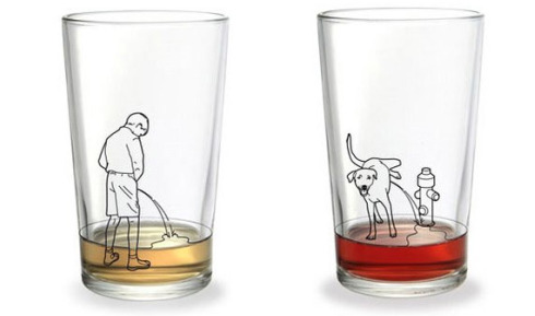 正直微妙。。。シャレが通じる人にしか使えない、ユニーク？なグラス【Manneken Pis/Drinking glass】