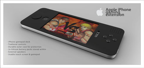 ぜひ製品化を！iPhoneゲーマー待望の拡張ゲームパッド【iPhone Gaming Pod】