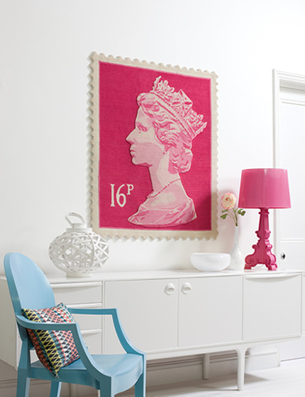 巨大な切手型のラグ【Postage Stamp Rugs】