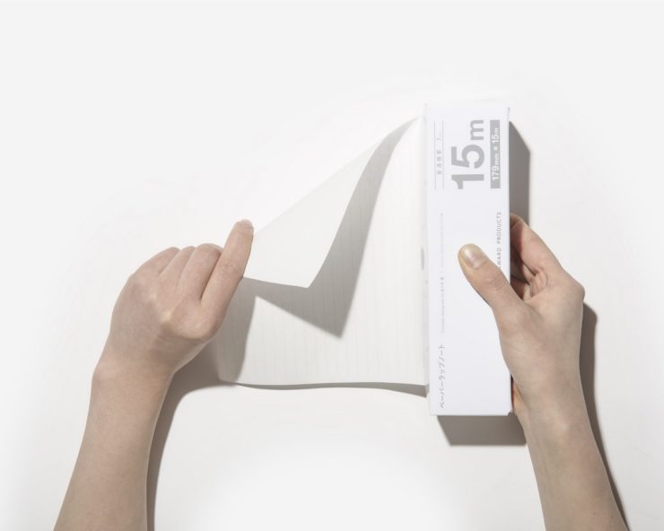 サランラップ？ いいえ、これはノートです。【ペーパーラップノート】