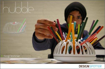 ドーム状のペンスタンドに無数のペンを突き立てろ！【hubble】