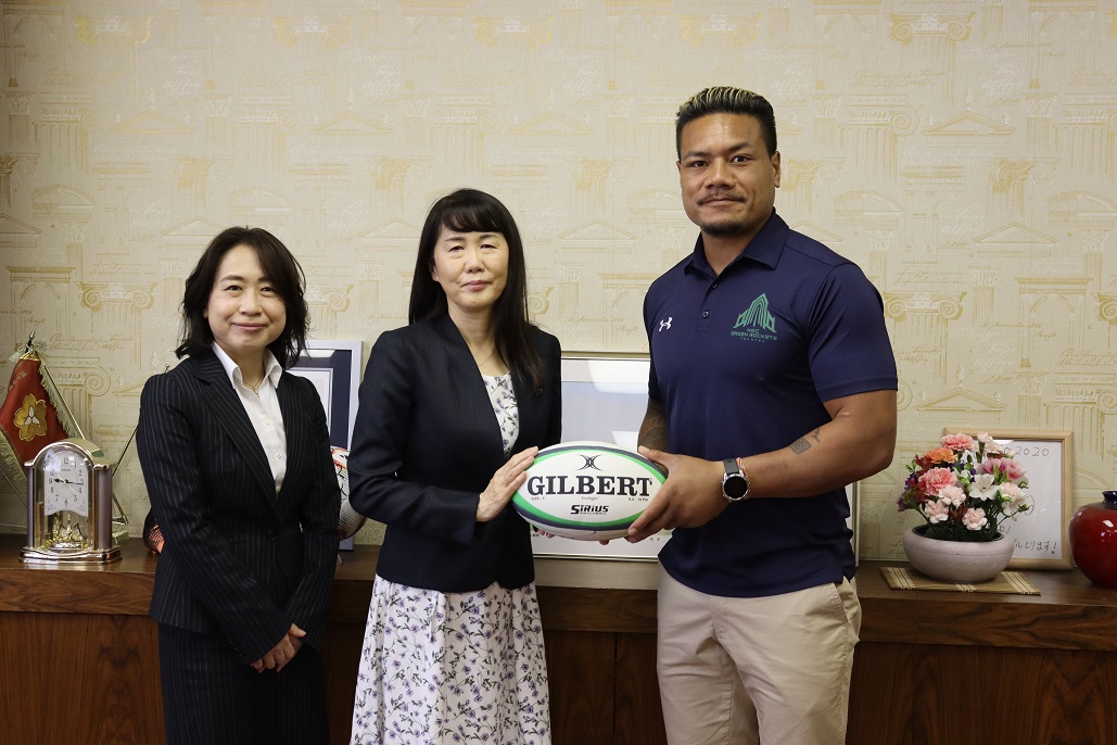 東葛8市へシーズン終了報告の表敬訪問をいたしました | ニュース | NEC