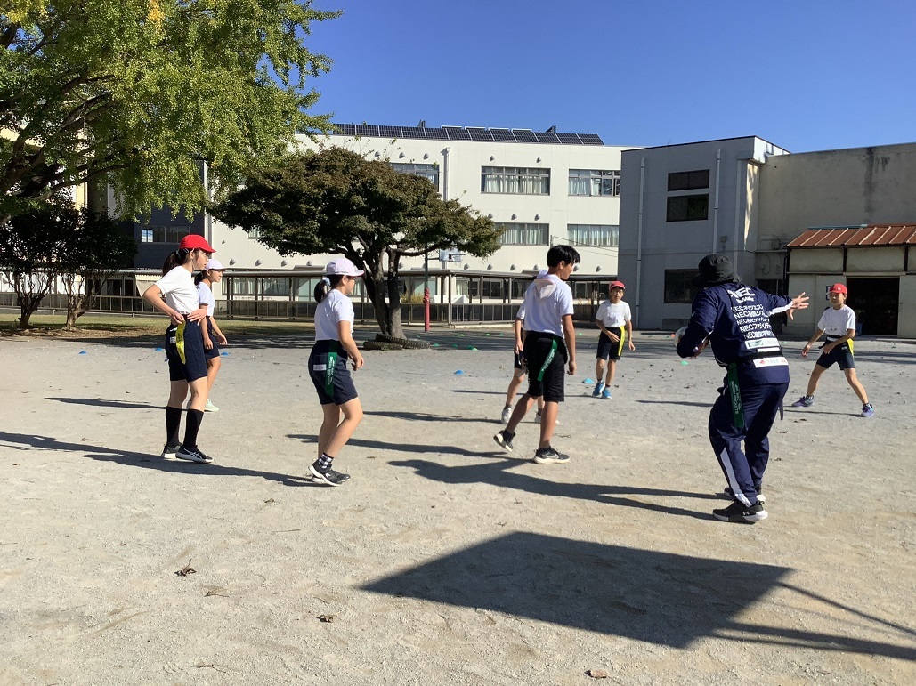 R-CONNECTION：柏市立第三小学校タグラグビー教室 実施報告 | ニュース