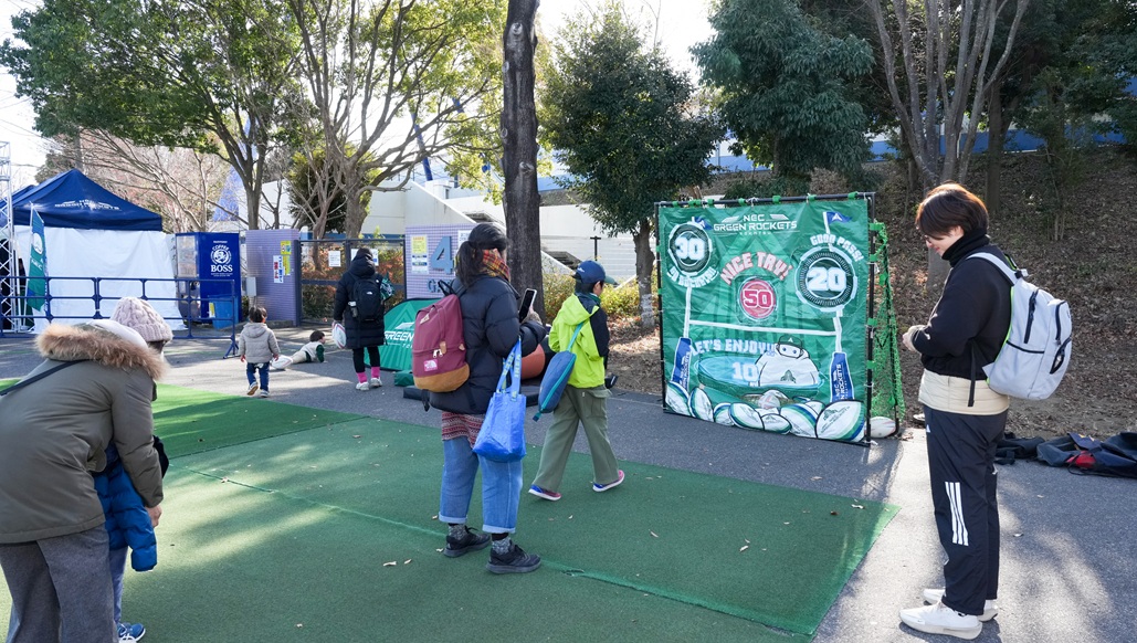 ラグビー体験！選手も来てくれるかも！？