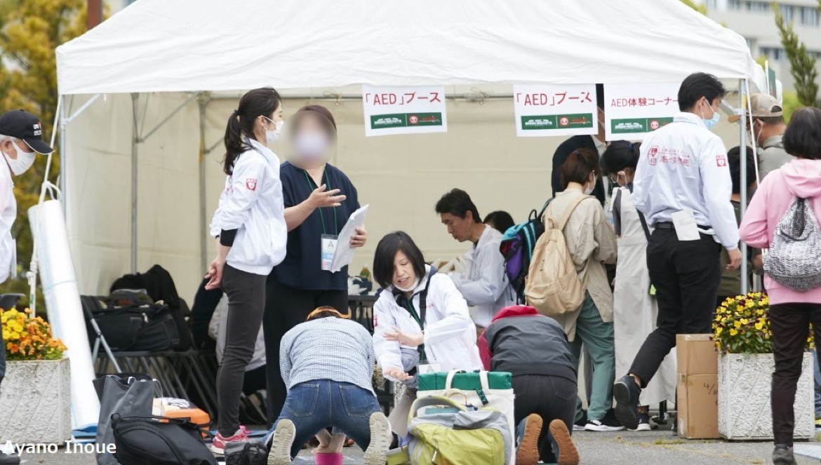 日本AED財団様によるAED体験会実施！
