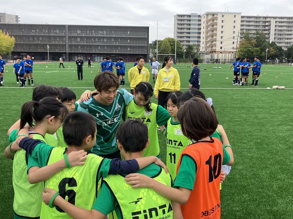 Try the future 柏の葉 at Rugby School Japan（柏市制施行70周年記念