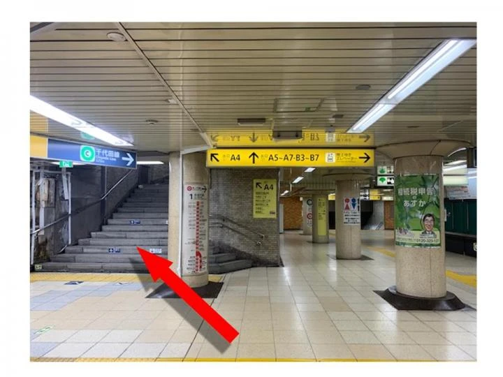 丸の内線(淡路町駅)・都営新宿線（小川町駅）側アクセス1