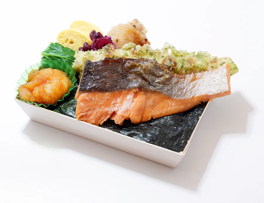 【広島】TKP×くろべん のり弁　鮭塩こうじ焼