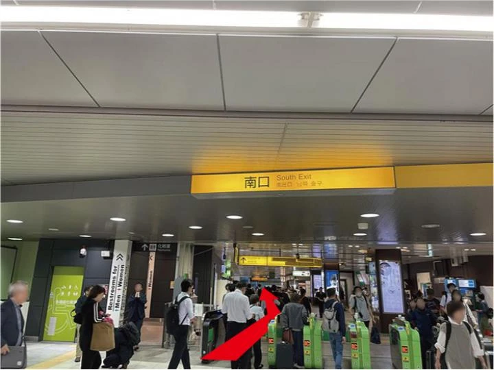 JR浜松町駅 南口からのルート1