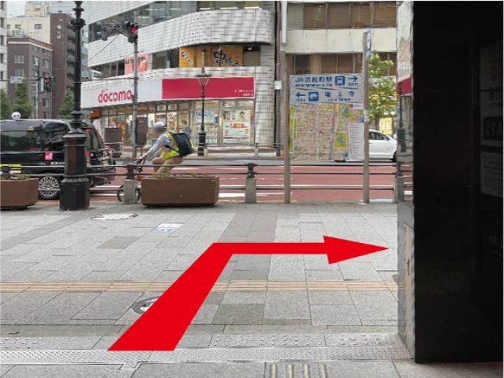 都営線 大門駅 A1出口からのルート1