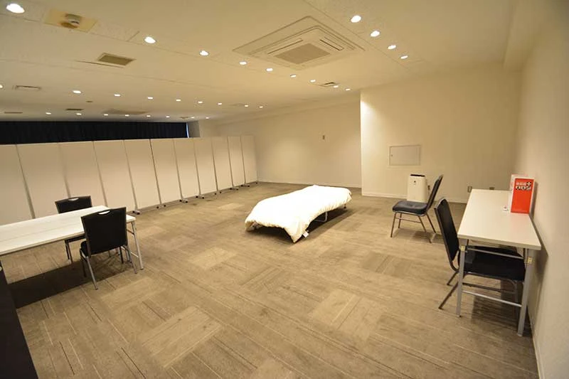 万が一具合の悪くなった人向けに救護室を用意