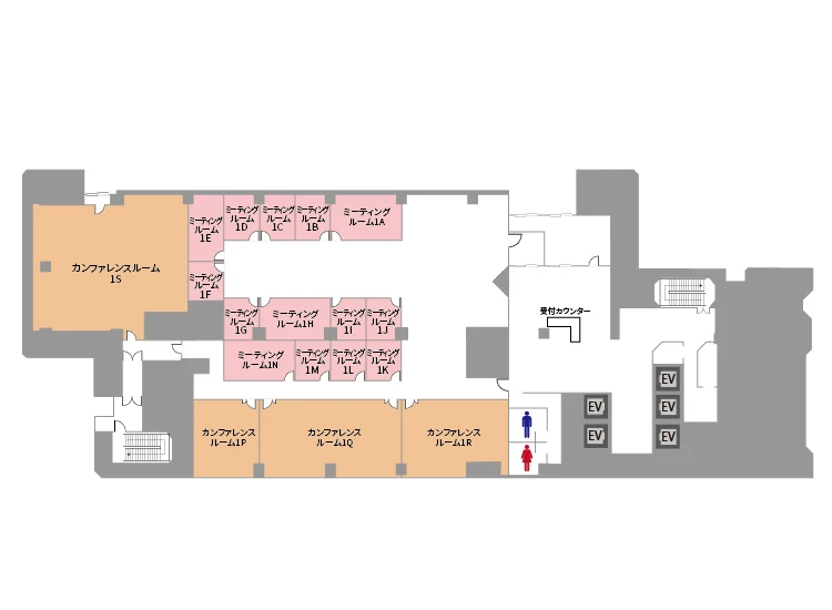 TKP虎ノ門カンファレンスセンター 1階