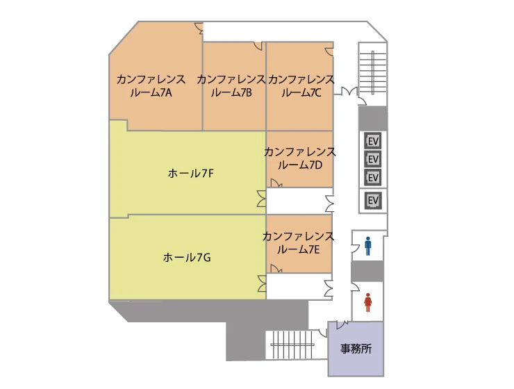 TKP名古屋栄カンファレンスセンター 7階