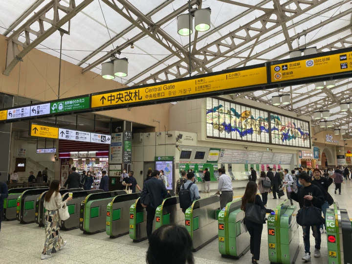 JR上野駅 中央改札からのアクセス1