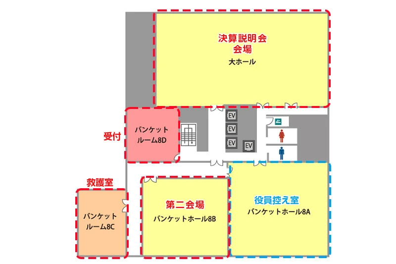 TKP市ヶ谷カンファレンスセンター フロアマップ