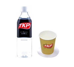 ミネラルウォーター (500ml) オンテーブル 紙コップ・コースター付き