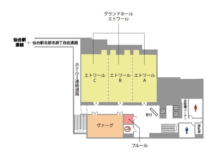 TKPガーデンシティ仙台駅北 2階
