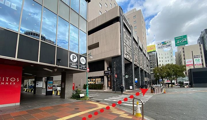 博多 博多駅を歩く(筑紫口→博多口→筑紫口→住吉通り)walking Hakata