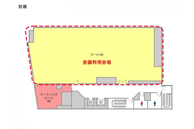 TKP東京駅日本橋カンファレンスセンター6F フロアマップ