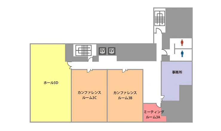 TKP広島本通駅前カンファレンスセンター 3階