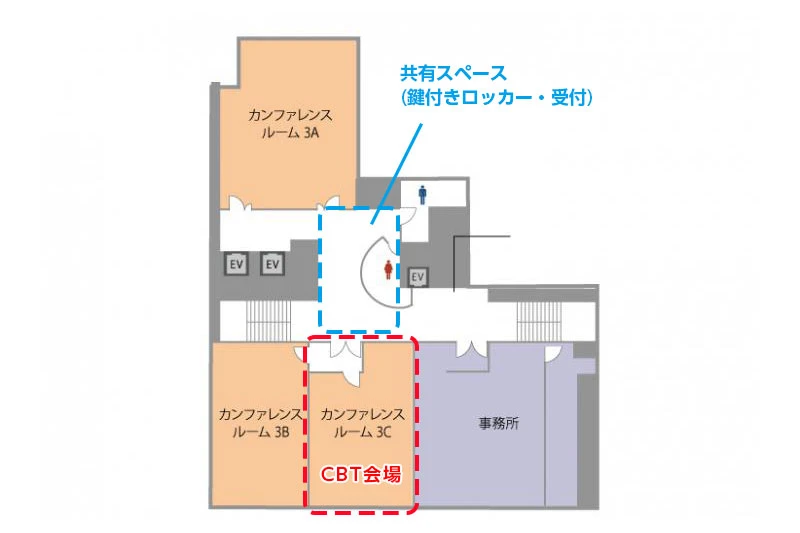 TKPガーデンシティPREMIUM横浜西口 3Fフロアマップ