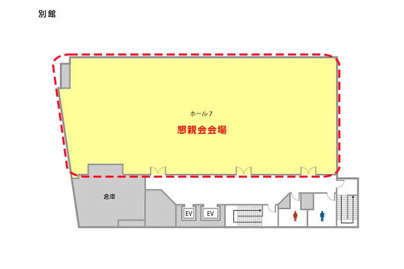 TKP東京駅日本橋カンファレンスセンター7F フロアマップ