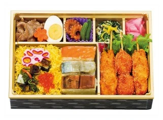 TKPあじわい弁当　串カツと大阪名物弁当（お茶付）