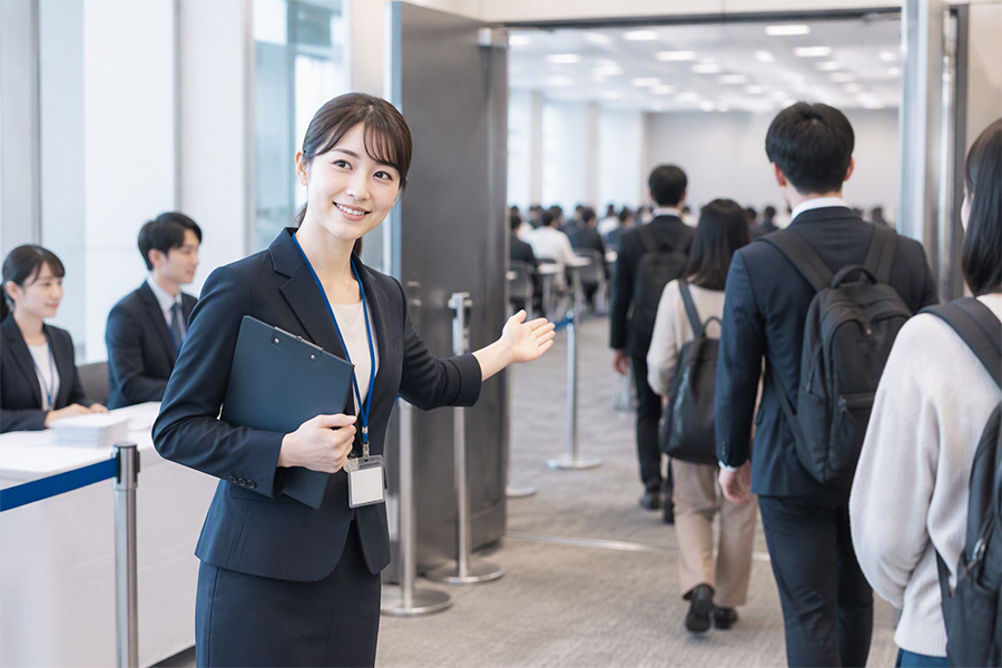 大規模な動線設計・人員整理のノウハウ