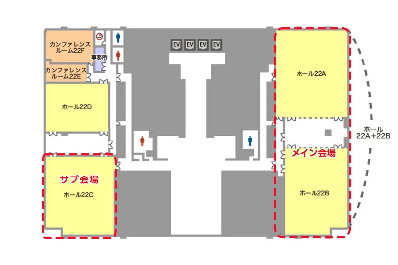 TKPガーデンシティPREMIUM京橋 フロアマップ