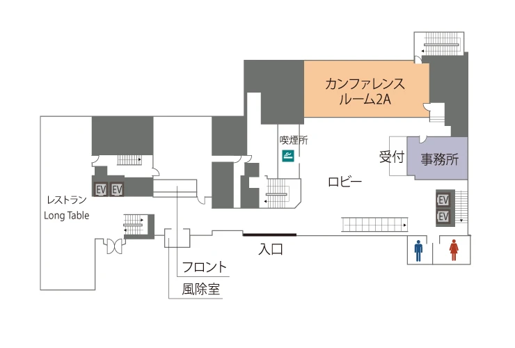 TKPガーデンシティ大阪リバーサイドホテル 2階