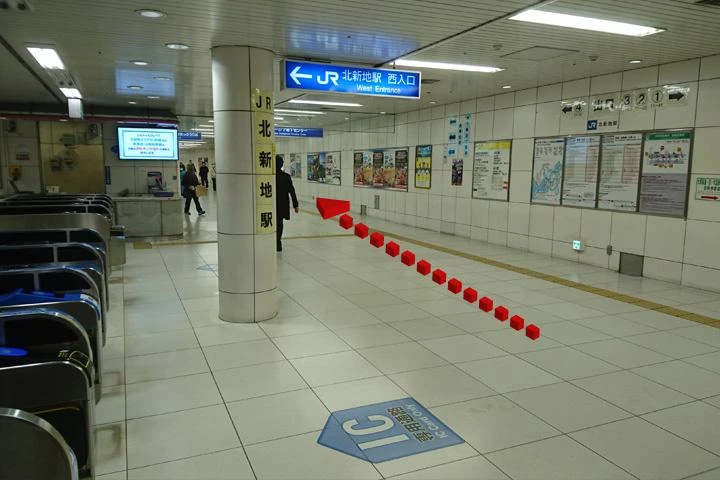 北新地駅1