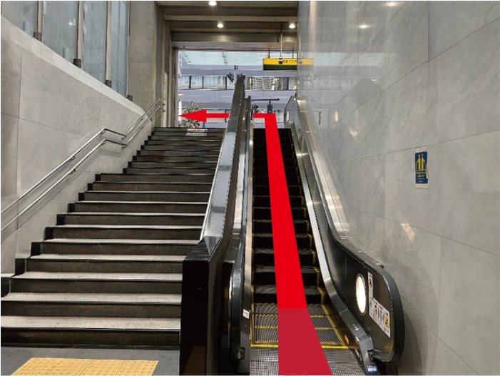 都営線 大門駅 B4出口からのルート1
