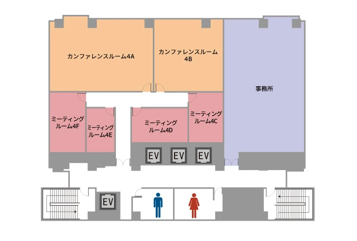 TKP新橋汐留カンファレンスセンター 4階