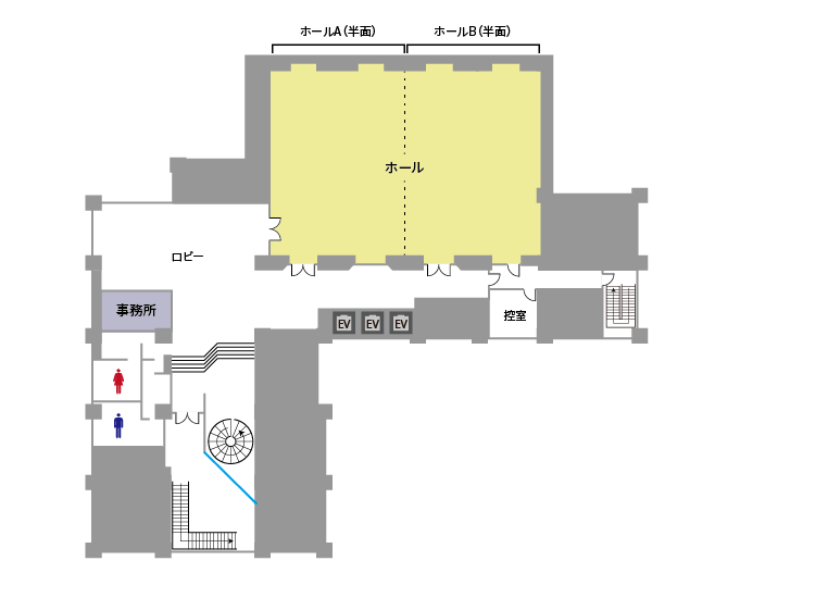 TKP渋谷長井記念ホール 地下2階