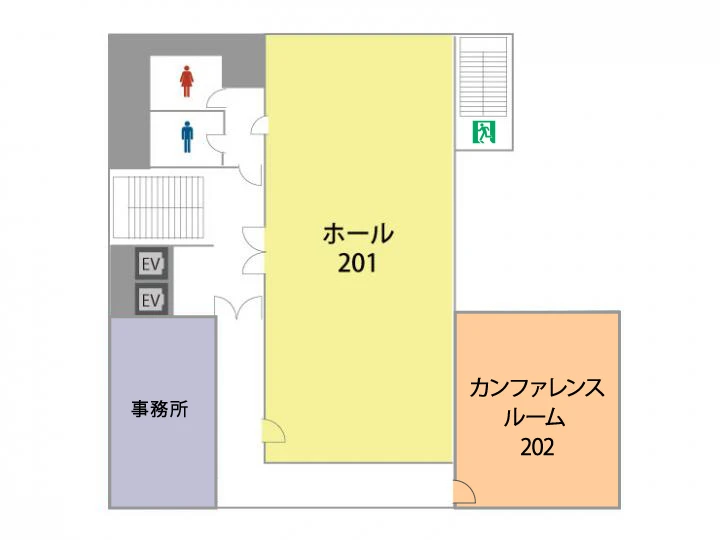 TKP新橋汐留ビジネスセンター 2階