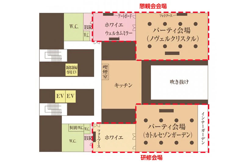 CIRQさいたま 1Fフロアマップ