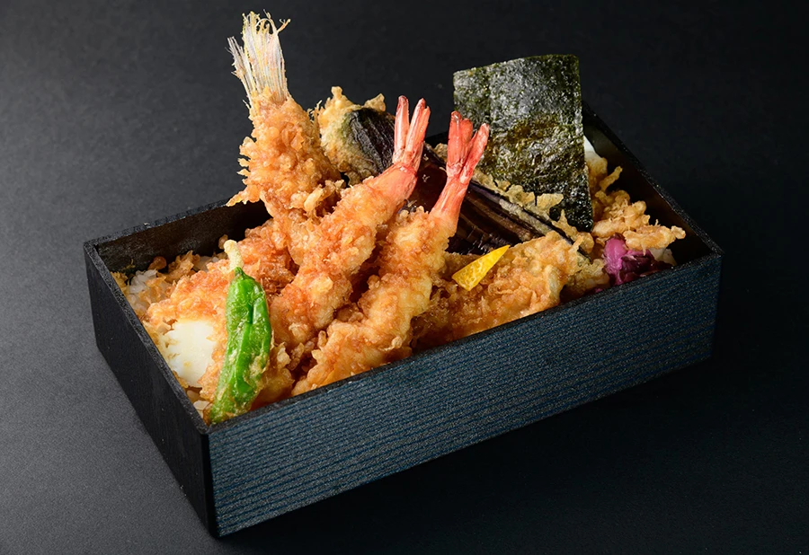 日本橋　天丼　金子半之助　海鮮上天重