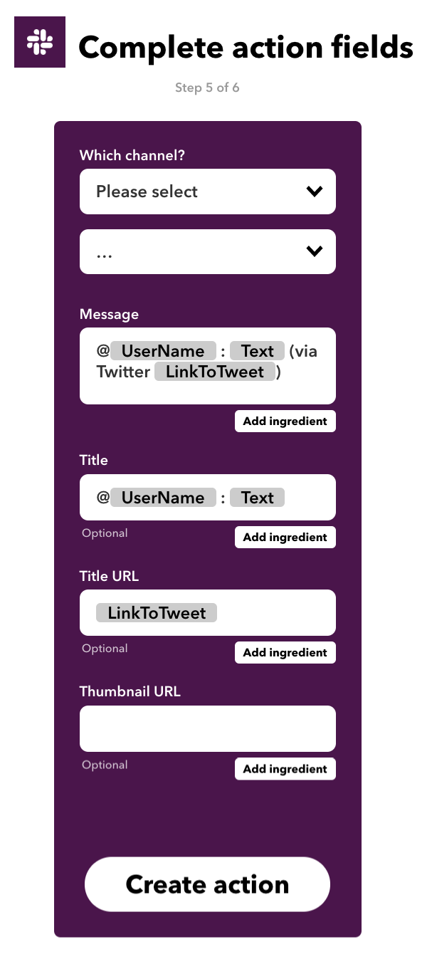ifttt slack