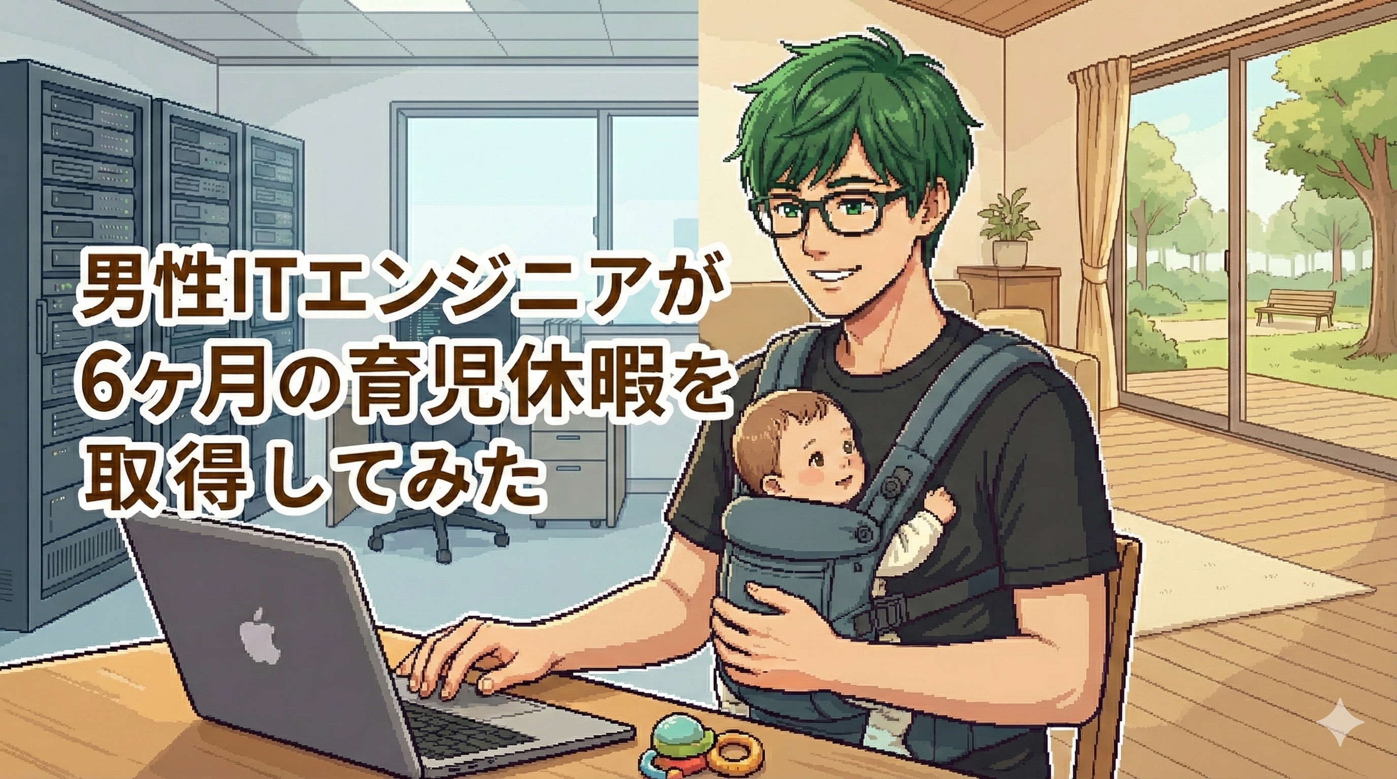 男性ITエンジニアが6ヶ月の育児休暇を取得してみた