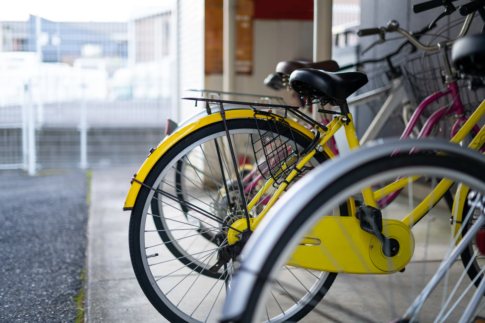 建売 自転車置き場