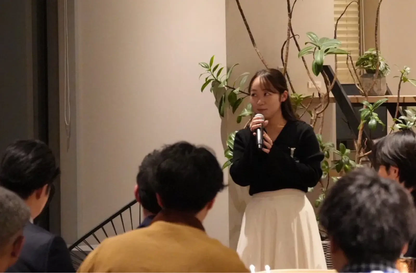 代表挨拶をする田北代表