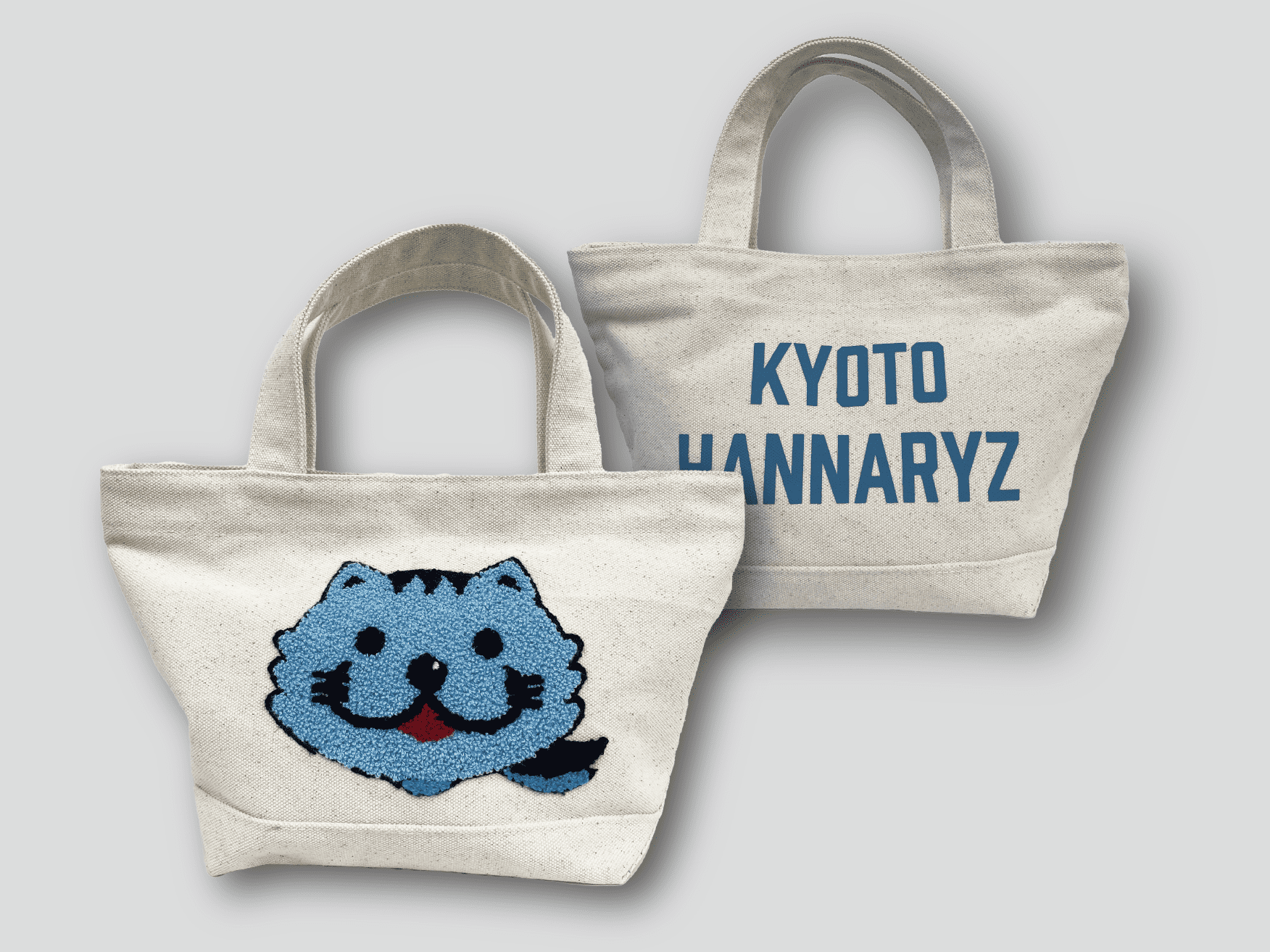 はんニャリンサガラ刺繡ランチトートバッグ