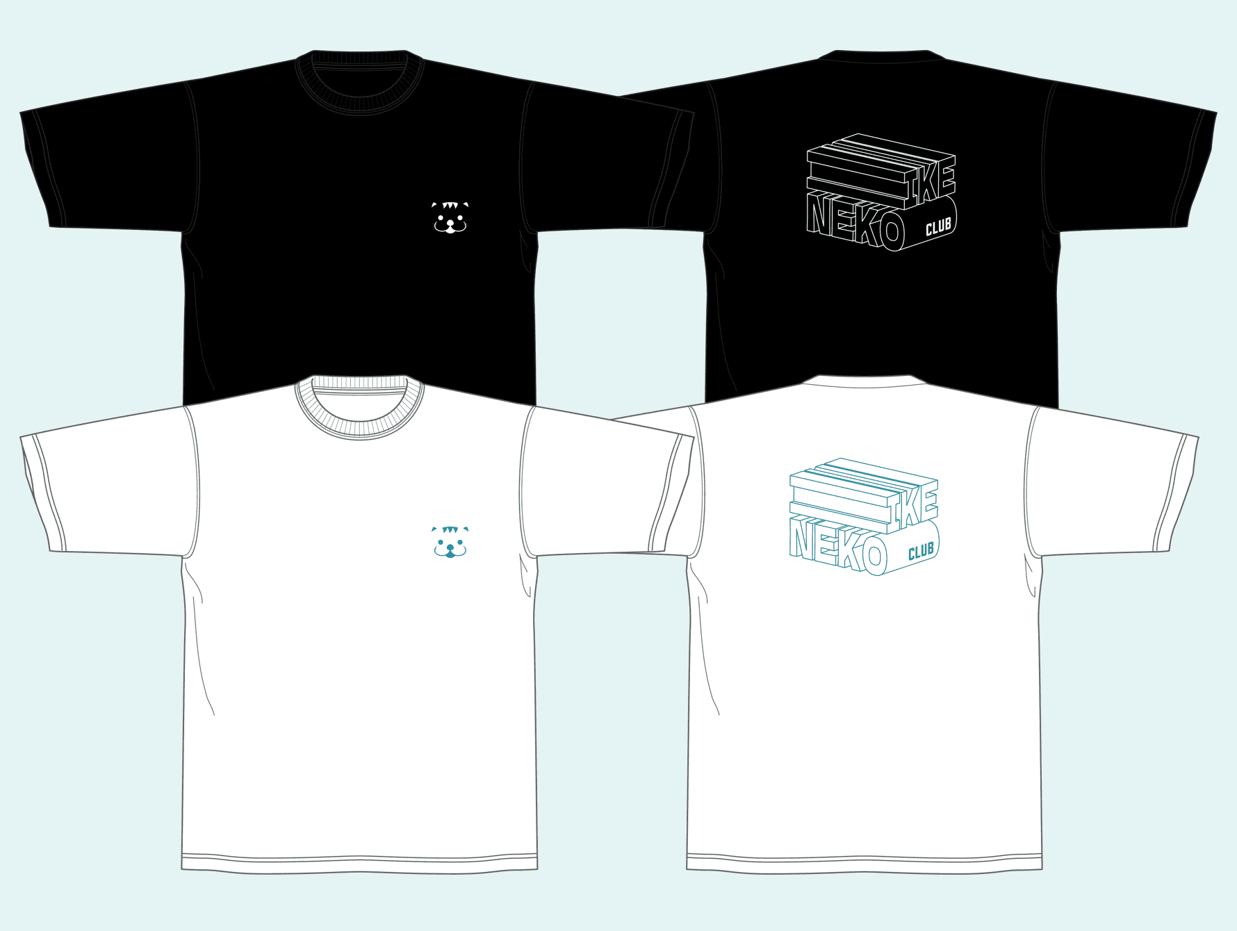 はんニャリン3DグラフィックTシャツ