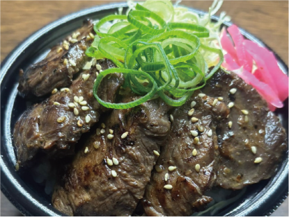 ハラミステーキ丼