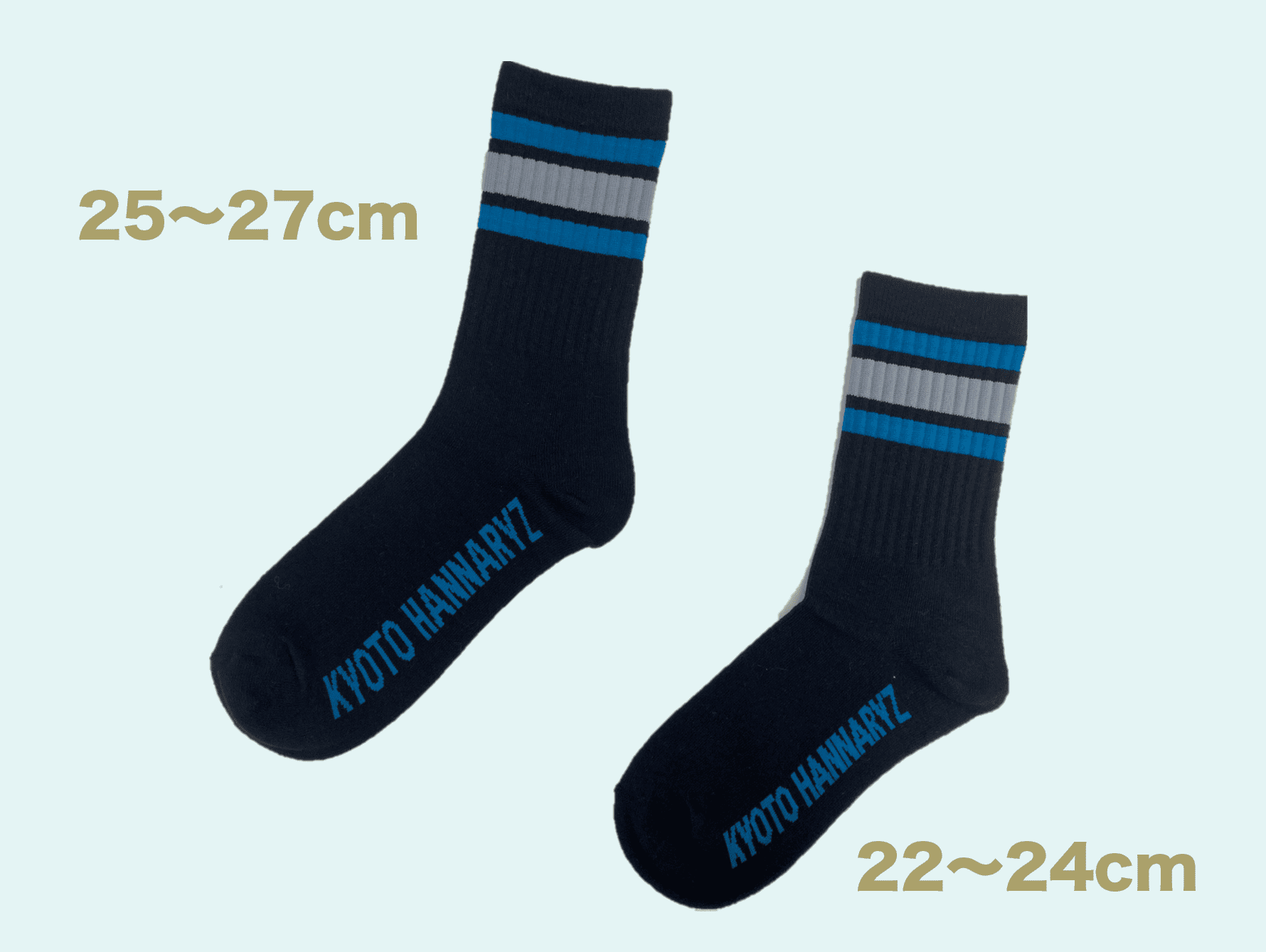 ラインソックス　ブラック				 				