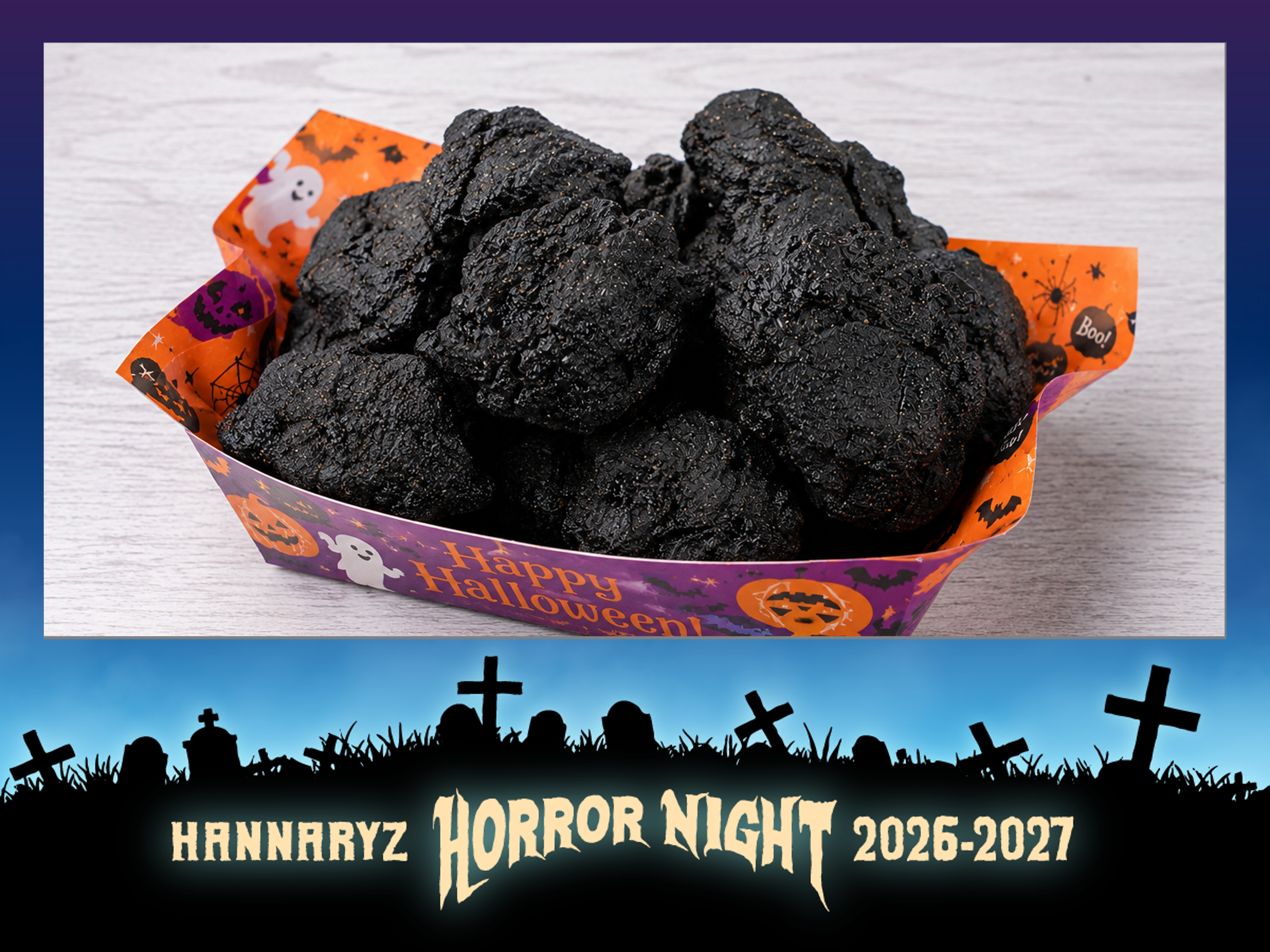 漆黒のハロウィン唐揚げ（10個入り）