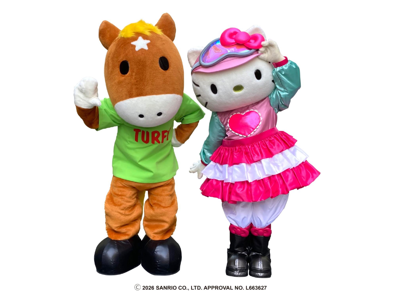 ターフィー＆ハローキティ来場