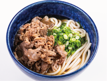 玄米肉うどん